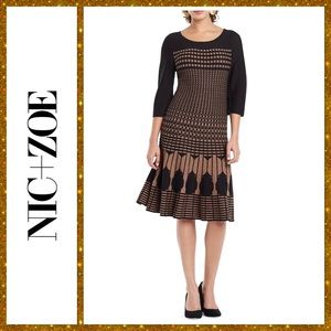 Ellipse Twirl Silhouette Dress - Size Medium